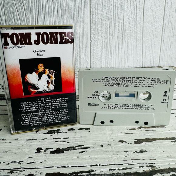 Tom Jones Greatest Hits 1977 Thde Decca Record Cassette Tape Vintage Pop Soul - Picture 3 of 6